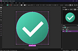 IconVectors on Windows - Dark Theme